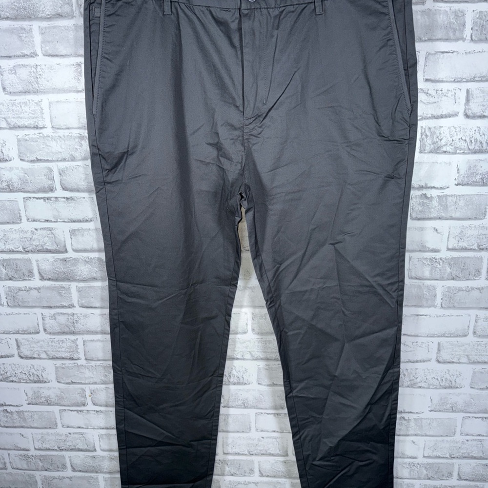 NWT LINKSOUL Charcoal Chino Golf Pants Mens 40R x 33